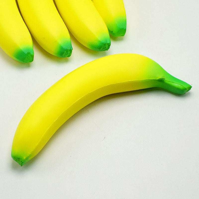 **Squishy Banana Stress Ball — Anti-Stress Squeeze & Fidget Toy**