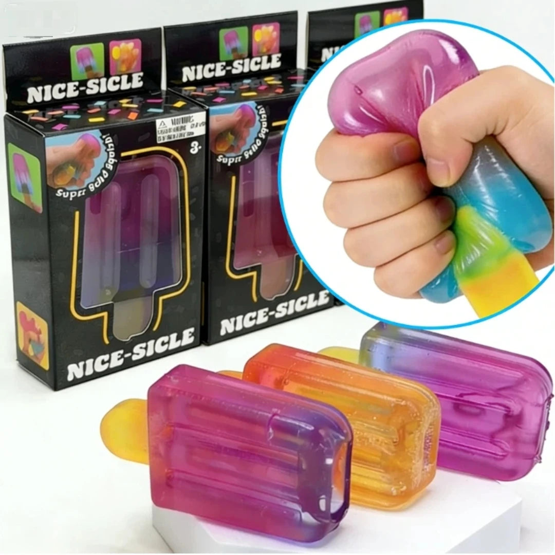 Popsicle Blind Box Squishy Cube — Sensory Stress Relief Fidget Toy