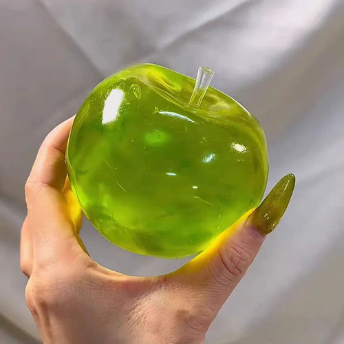 Squishy Green Apple Stress Ball — Soft Fidget & Sensory Toy