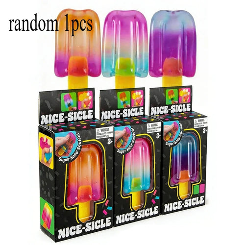 Popsicle Blind Box Squishy Cube — Sensory Stress Relief Fidget Toy