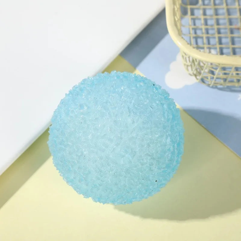 Blue Mochi Ice Ball Squishy Toy — Soft Sensory Fidget & Stress Relief