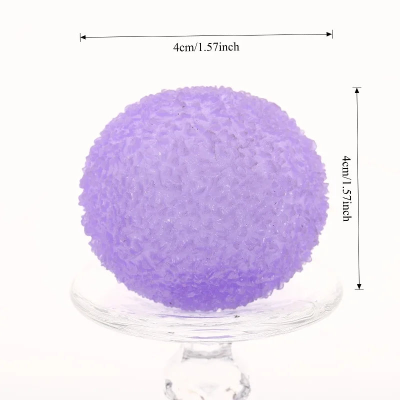 Blue Mochi Ice Ball Squishy Toy — Soft Sensory Fidget & Stress Relief