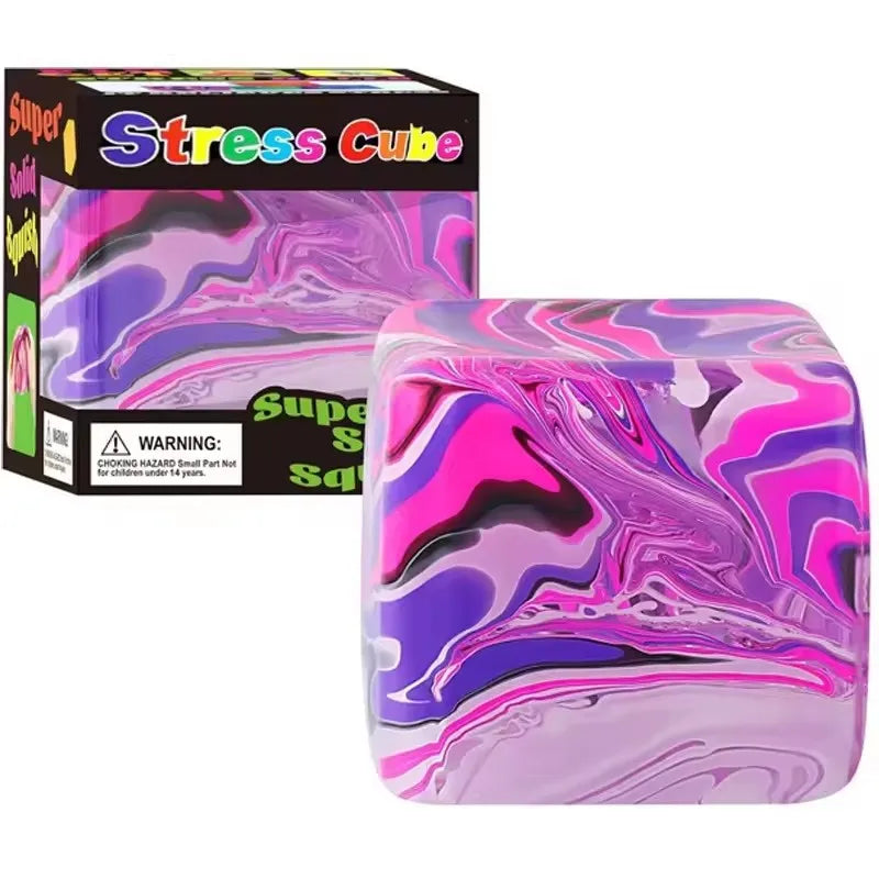 Needoh Sensory Cube — Anti-Stress Fidget Tool for Focus & Calm