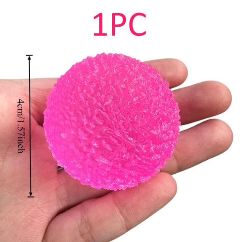 Blue Mochi Ice Ball Squishy Toy — Soft Sensory Fidget & Stress Relief