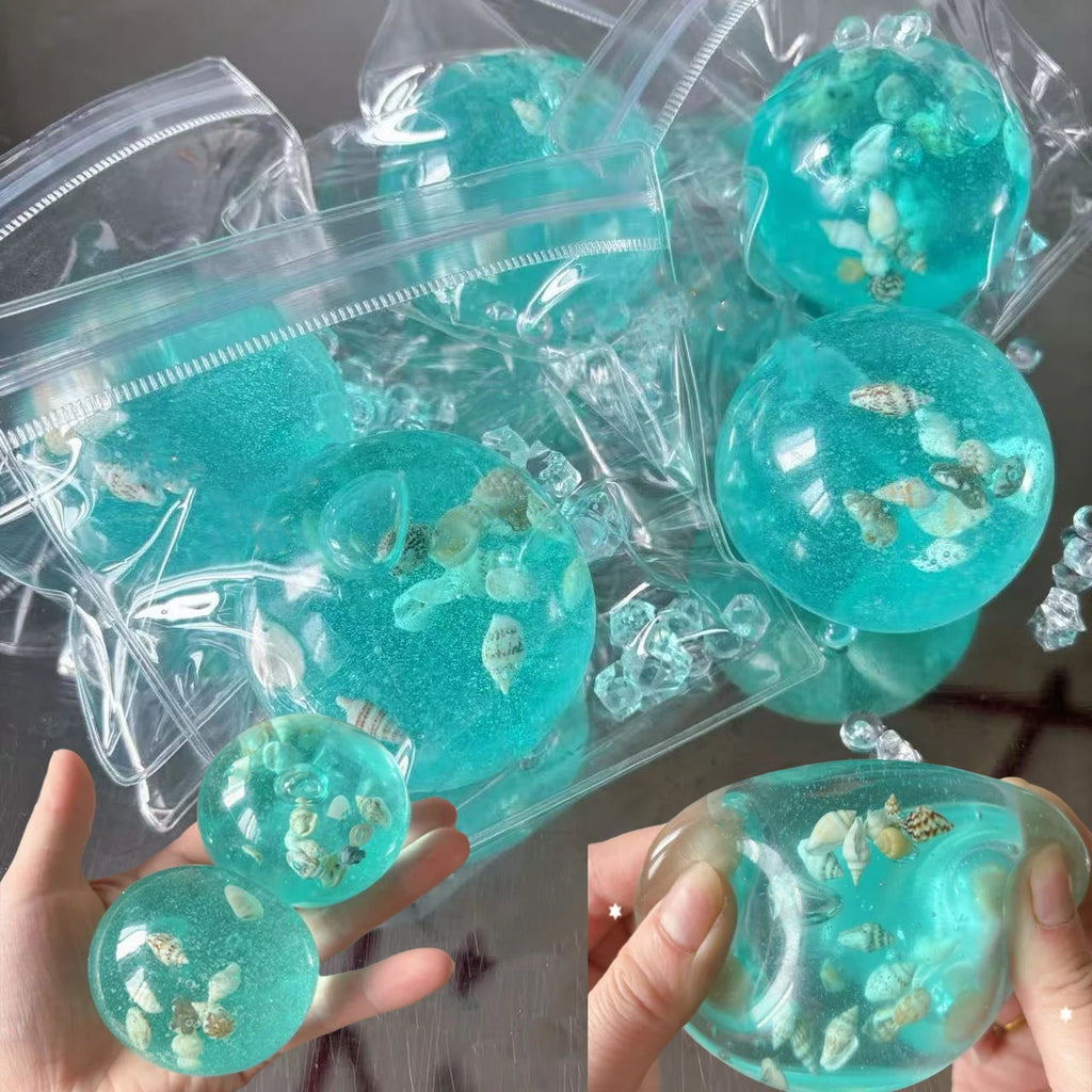 Adult Squishy Ocean Stress Balls – Sensory Toy for Stress Relief & Anxiety