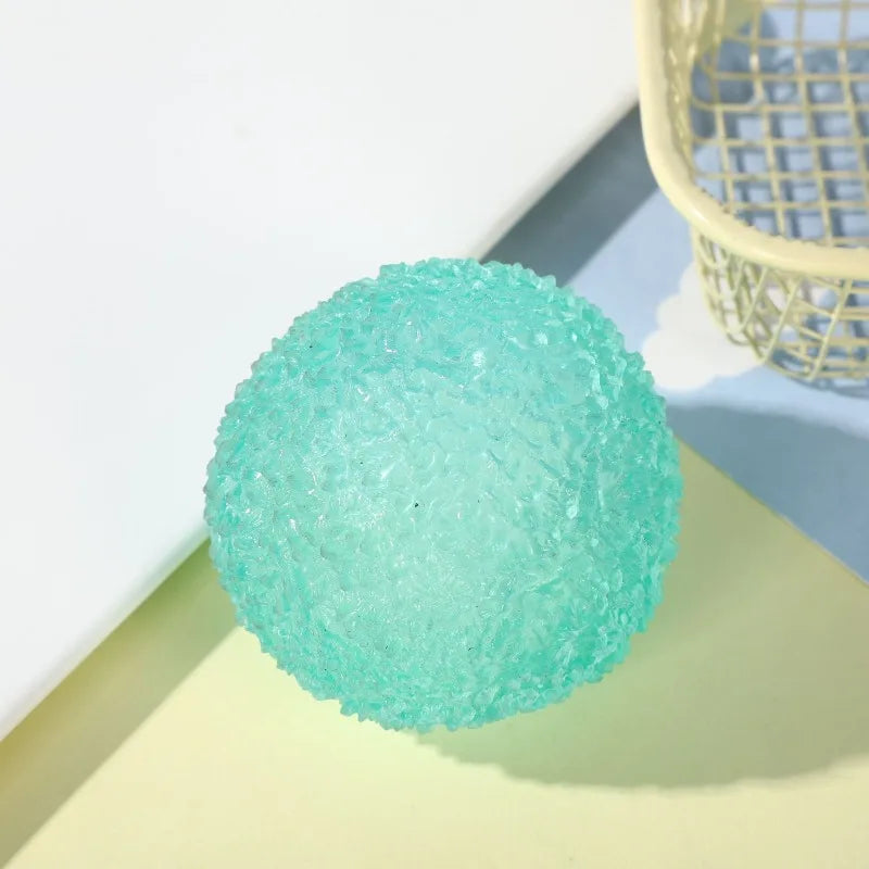 Blue Mochi Ice Ball Squishy Toy — Soft Sensory Fidget & Stress Relief