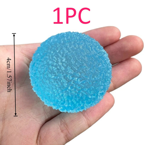 Blue Mochi Ice Ball Squishy Toy — Soft Sensory Fidget & Stress Relief
