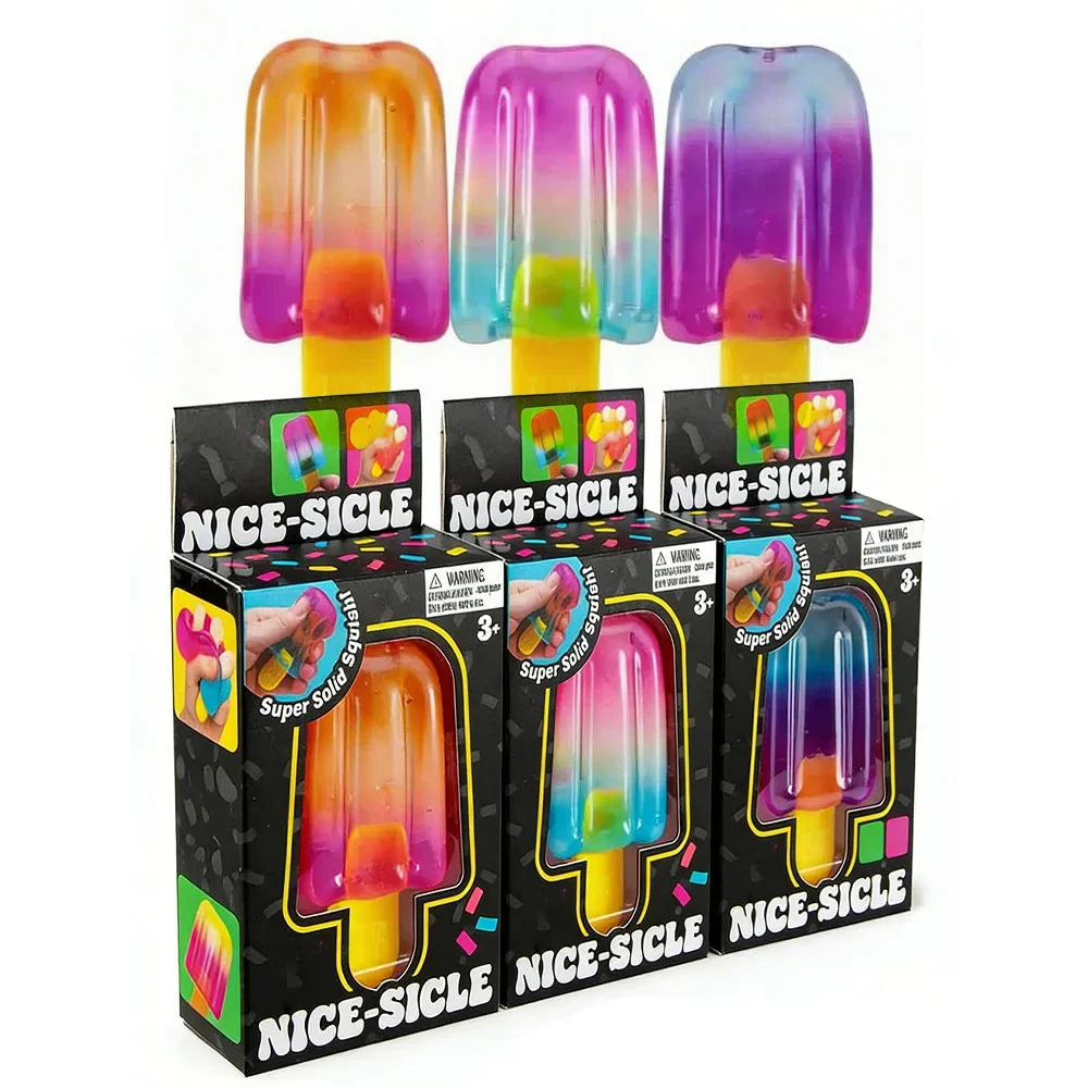 Popsicle Blind Box Squishy Cube — Sensory Stress Relief Fidget Toy