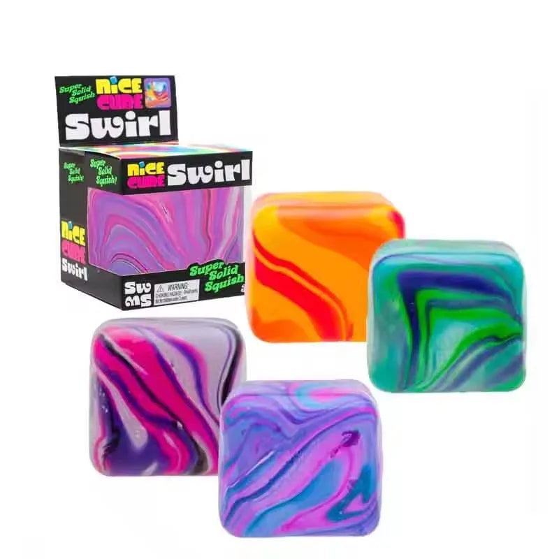 Needoh Sensory Cube — Anti-Stress Fidget Tool for Focus & Calm