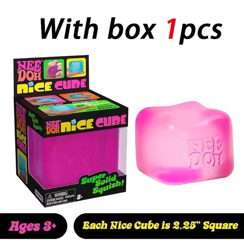Needoh Sensory Cube — Anti-Stress Fidget Tool for Focus & Calm