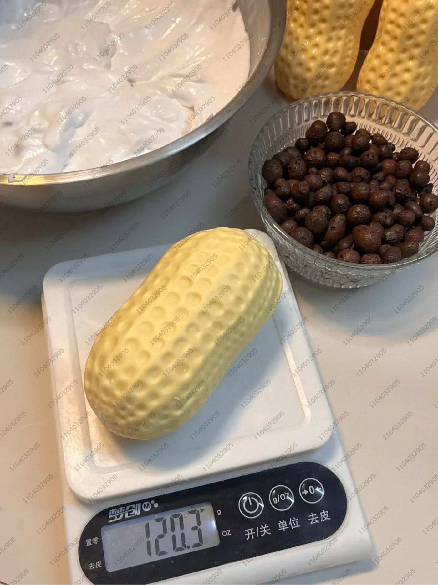 Squishy Peanut Stress Ball — Crunchy Squeeze & Fidget Toy