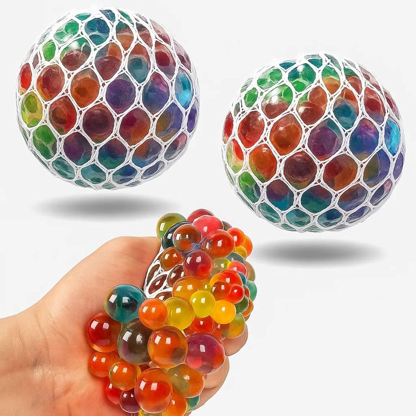 Squishy Stress Ball Squeeze Toy Set (2 Pcs)